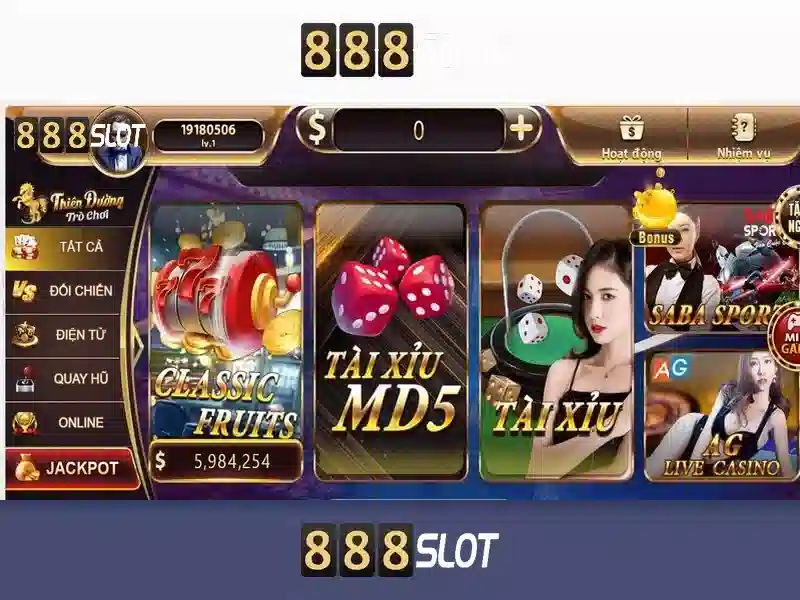 888slot: Trải nghiệm casino trực tuyến uy tín với hàng ngàn trò chơi 1 Đăng Nhập